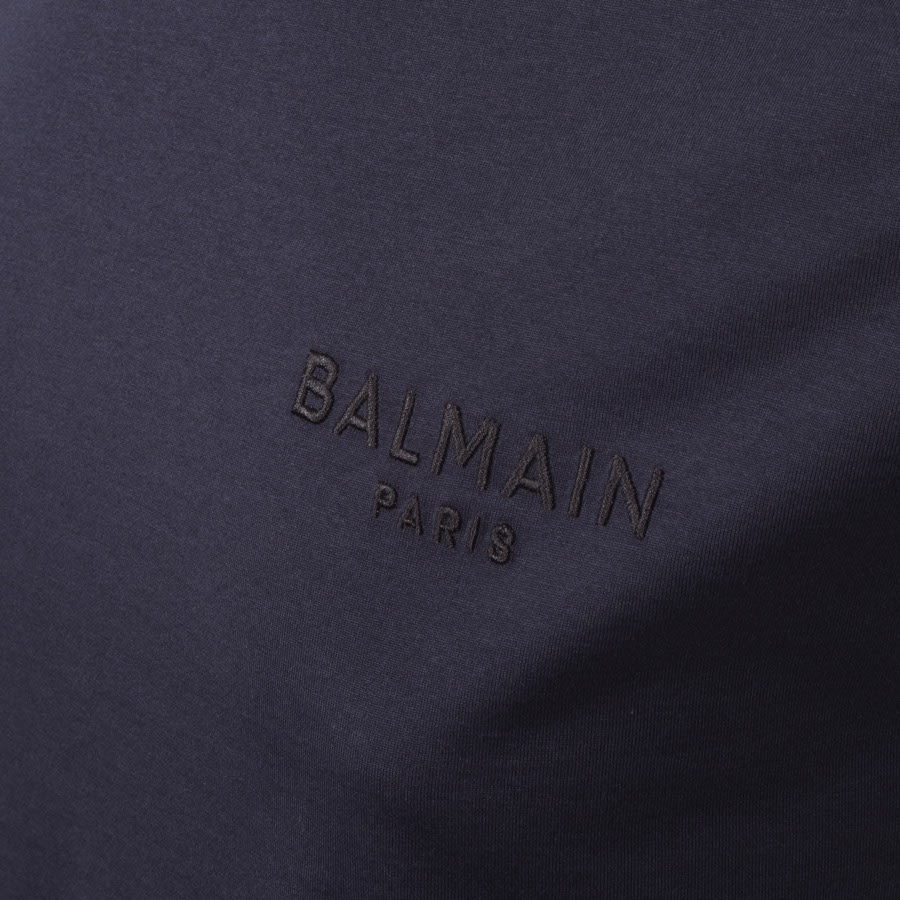 Alternative Image for ProductBalmain Logo T Shirt Dark Blue3
